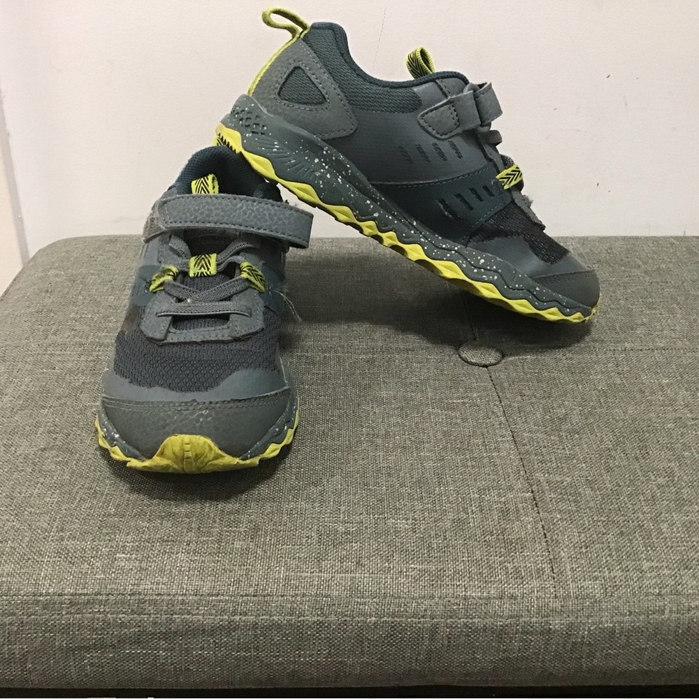 Saucony Kids' Green and Yellow Athletic Shoes